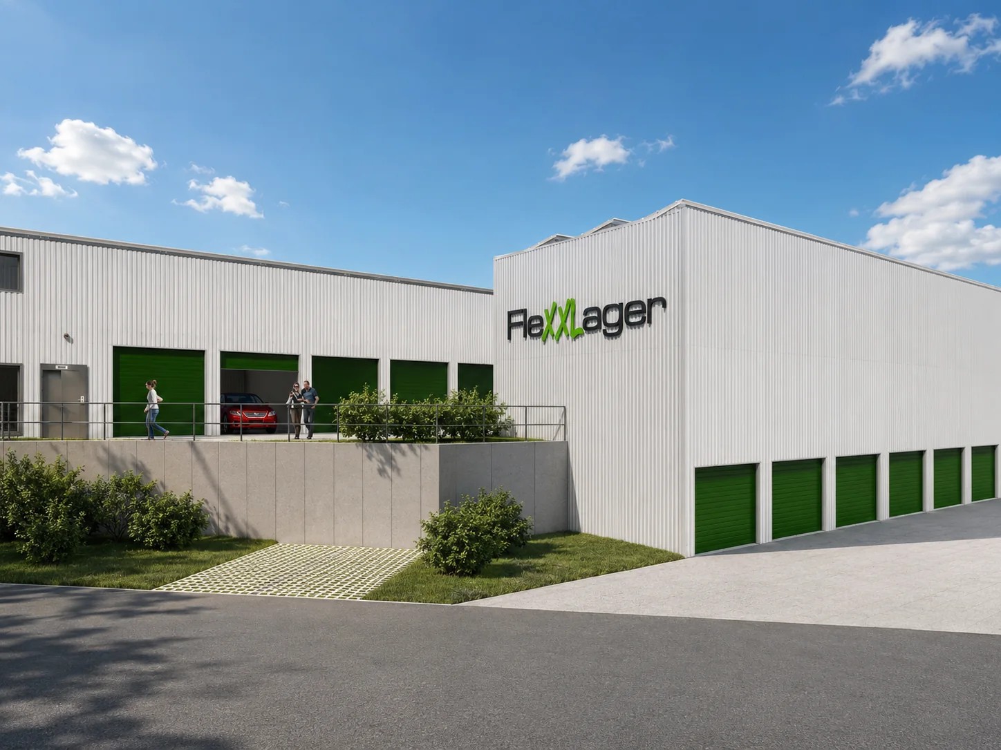 FleXXLager Erkrath Teileigentum und DriveUp-Lagerflächen