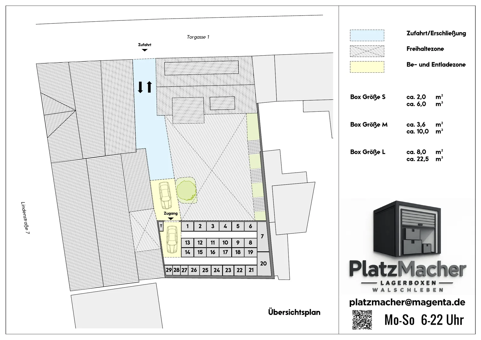 Lageplan und Zufahrt zum PlatzMacher Partnerstandort Walschleben